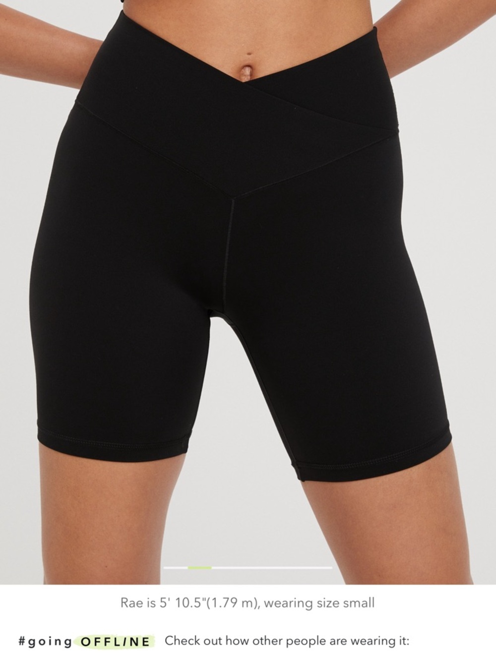 aerie OFFLINE Crossover Bike Shorts
